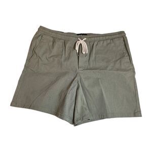RSQ Men's Pull On Shorts Size XL Military Green Elastic Waist Pockets